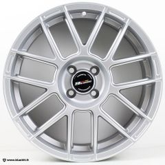 SET 4 CERCHI FONDMETAL 9ESSE DA 17" SILVER OPACO - PER 500/595 ABARTH