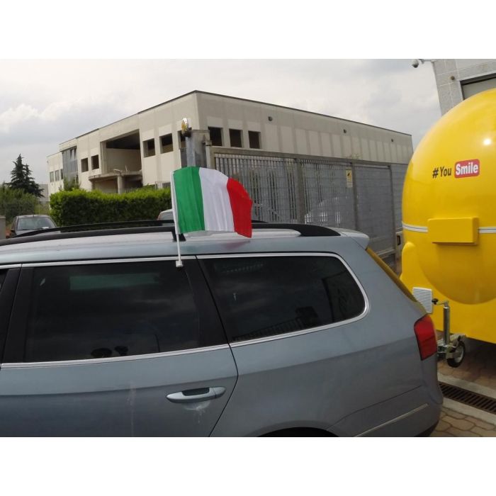 Akachafactory Bandiera bandierina Auto Gagliardetto Nazioni Italia