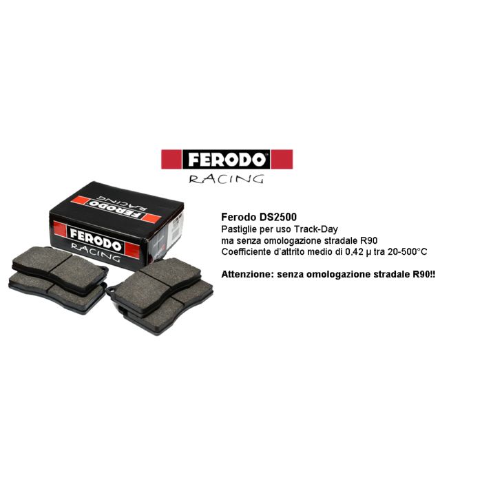 Ferodo Pattini Freno Tipo 15 500L – Codice FDB4879, Ricambio Per Freni A Disco