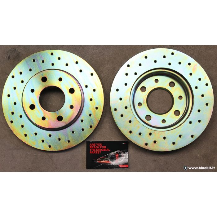 KIT 2 DISCHI FRENO ATE ANTERIORI FIAT PANDA 169 500 1.3 D Multijet - Foto 11